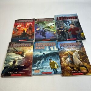I Survived Book Lot of 6 Lauren Tarshis Scholastic 5 Books 1 Graphic Novel